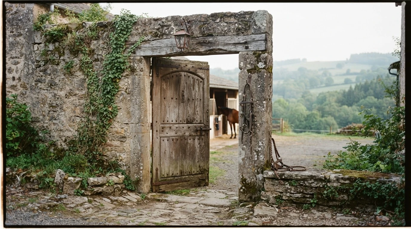 Entrée du Domaine du Riot, centre équestre à Chantenay-Saint-Imbert