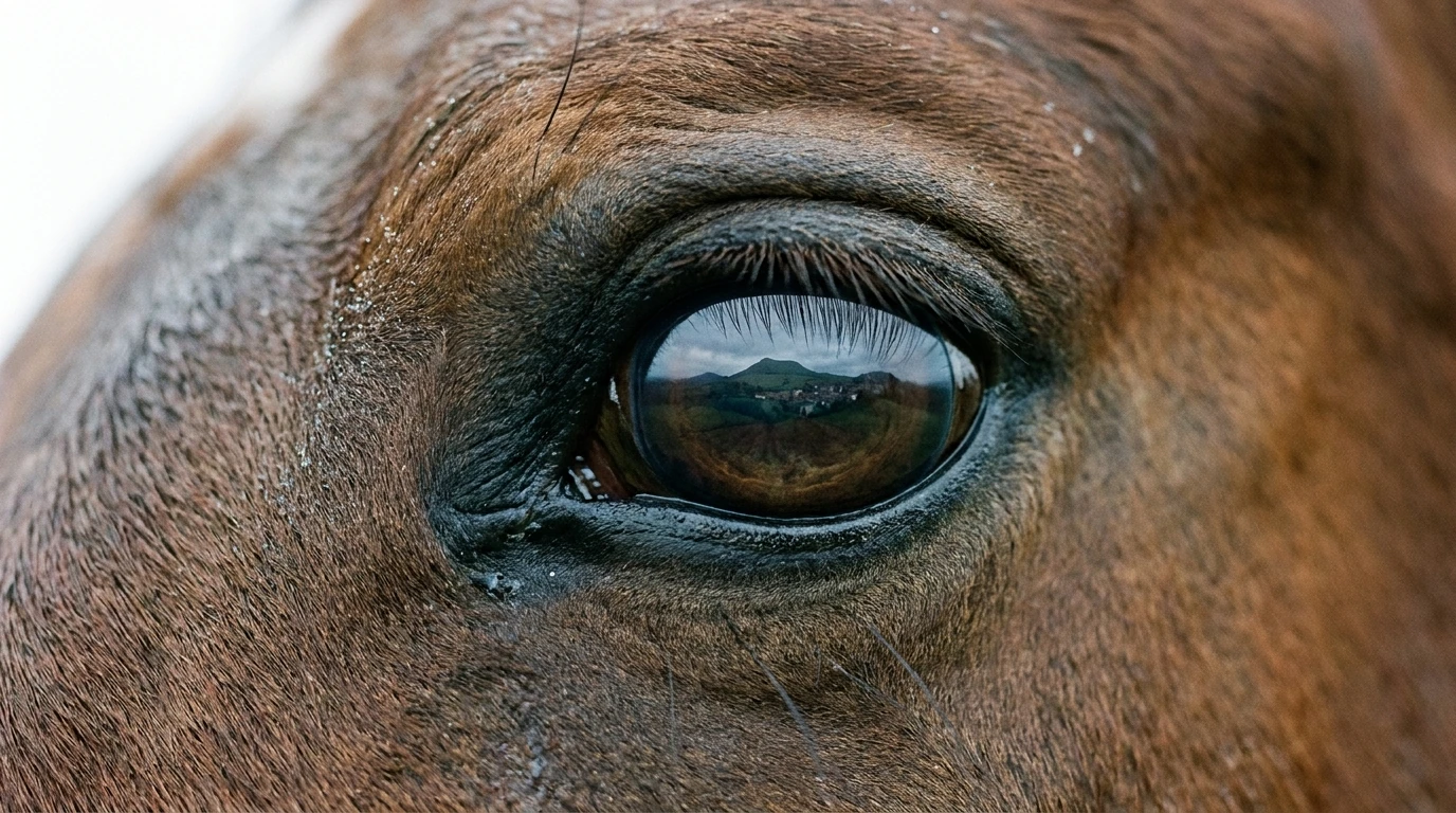 Un regard de cheval au Domaine du Riot, Chantenay-Saint-Imbert