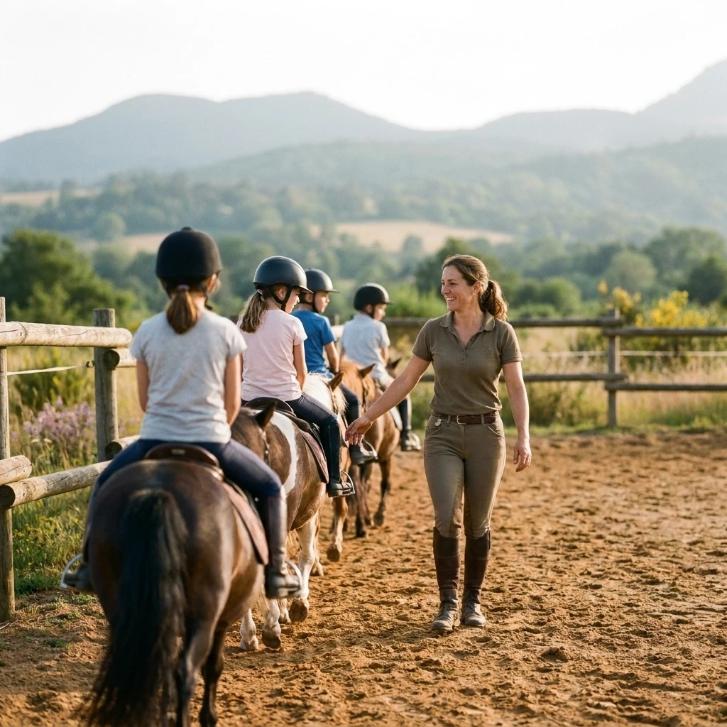 Cours de poney à Chantenay-Saint-Imbert, 58